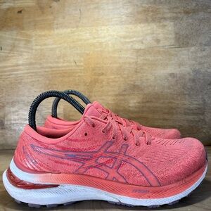 Asics Gel Kayano 29 Womens Size 6.5 Running Shoes Sneakers Papaya/Violet Quartz